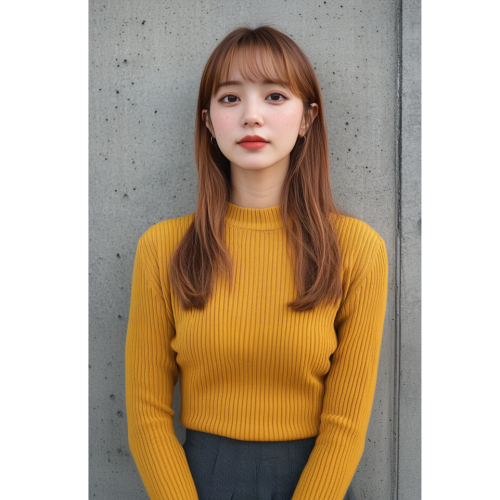 透明感カラー＋似合わせカット＋5ステップトリートメント　