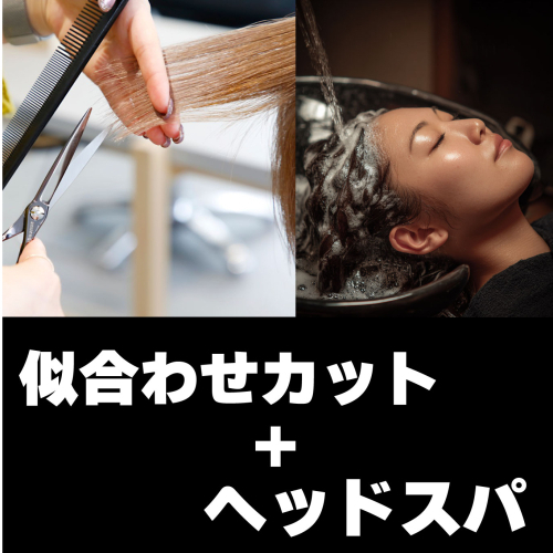 似合わせカット＋五感スパ（45分）