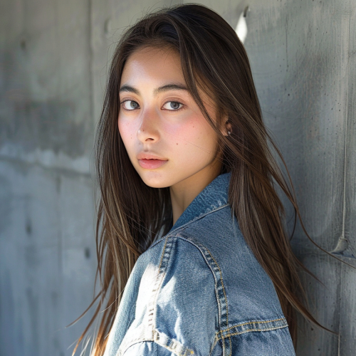 髪質改善ストレート（少し強い癖）＋似合わせカット＋カラー　￥21800～