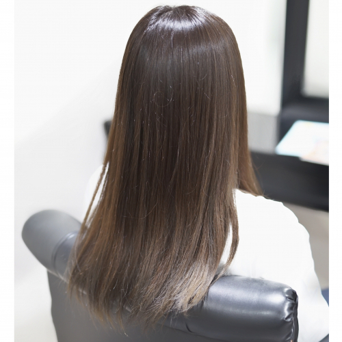 透明感カラー＋似合わせカット＋抗酸化５ステップトリートメント　