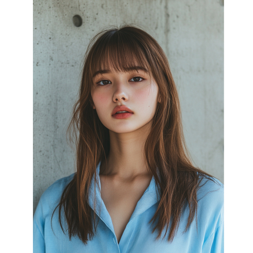 髪質改善ストレート＋似合わせカット＋カラー　