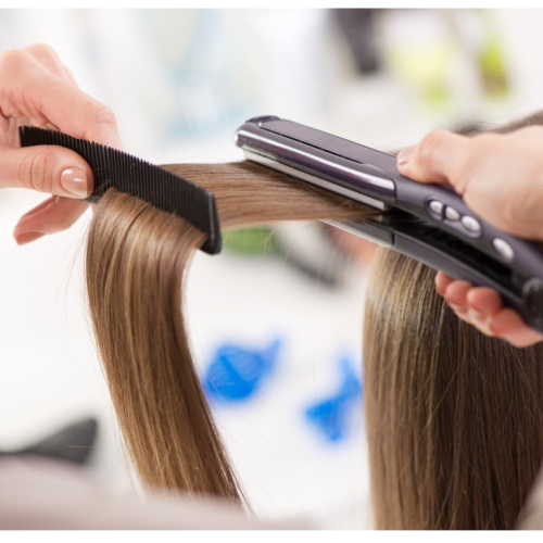 ダメージレス縮毛矯正（強い癖）+似合わせカット+抗酸化トリートメント