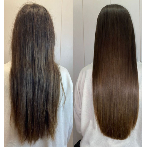 酸性ストレート(手触りを良くする）＋似合わせカット