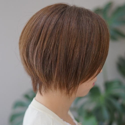 明るい白髪染め＋似合わせカット　¥11700～　